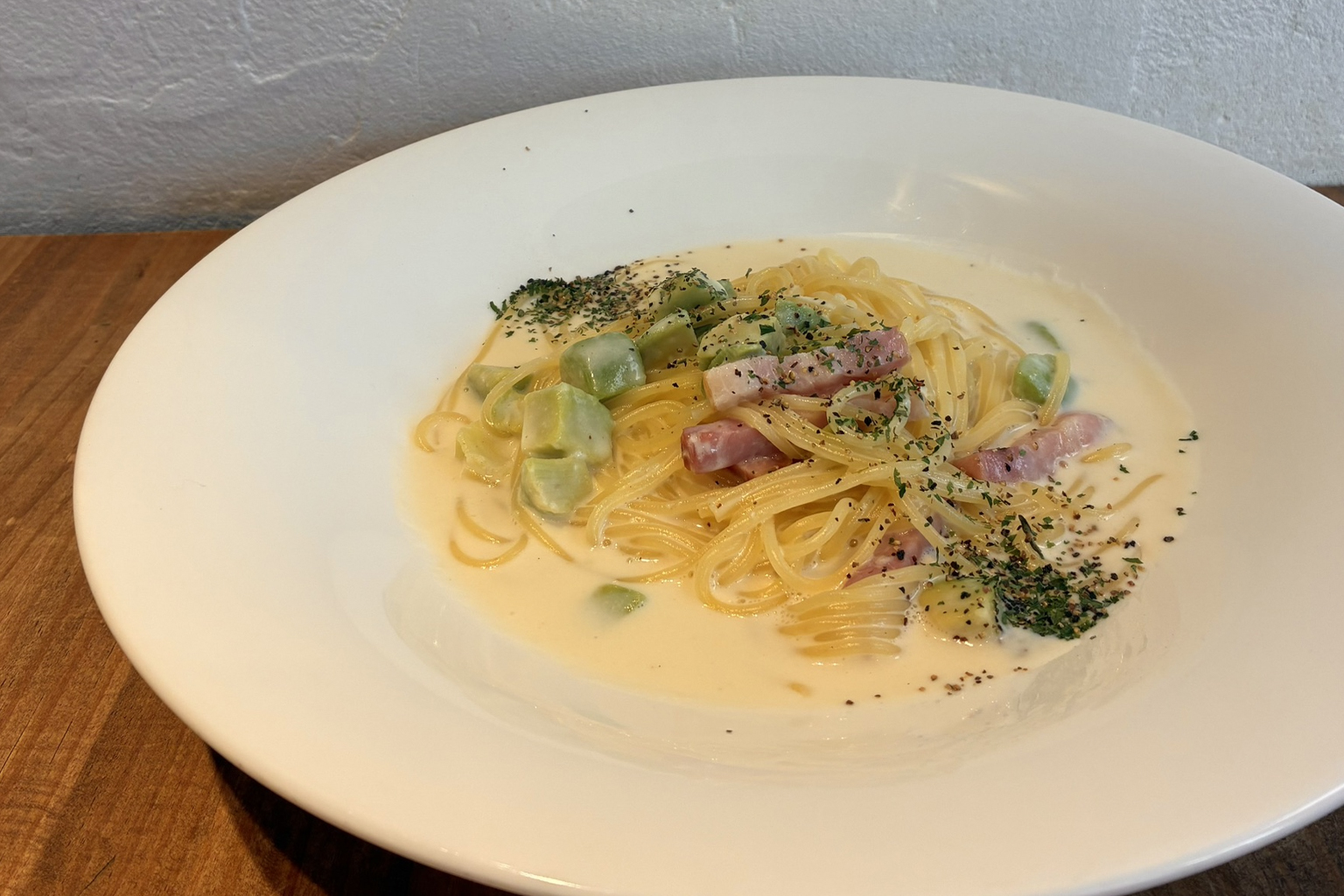 クリームパスタ2